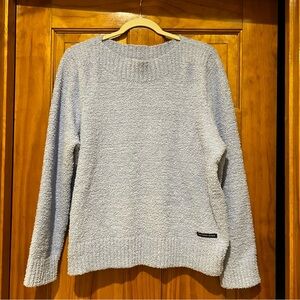 Southern Marsh Cloud Lilac Boat Neck Sweater